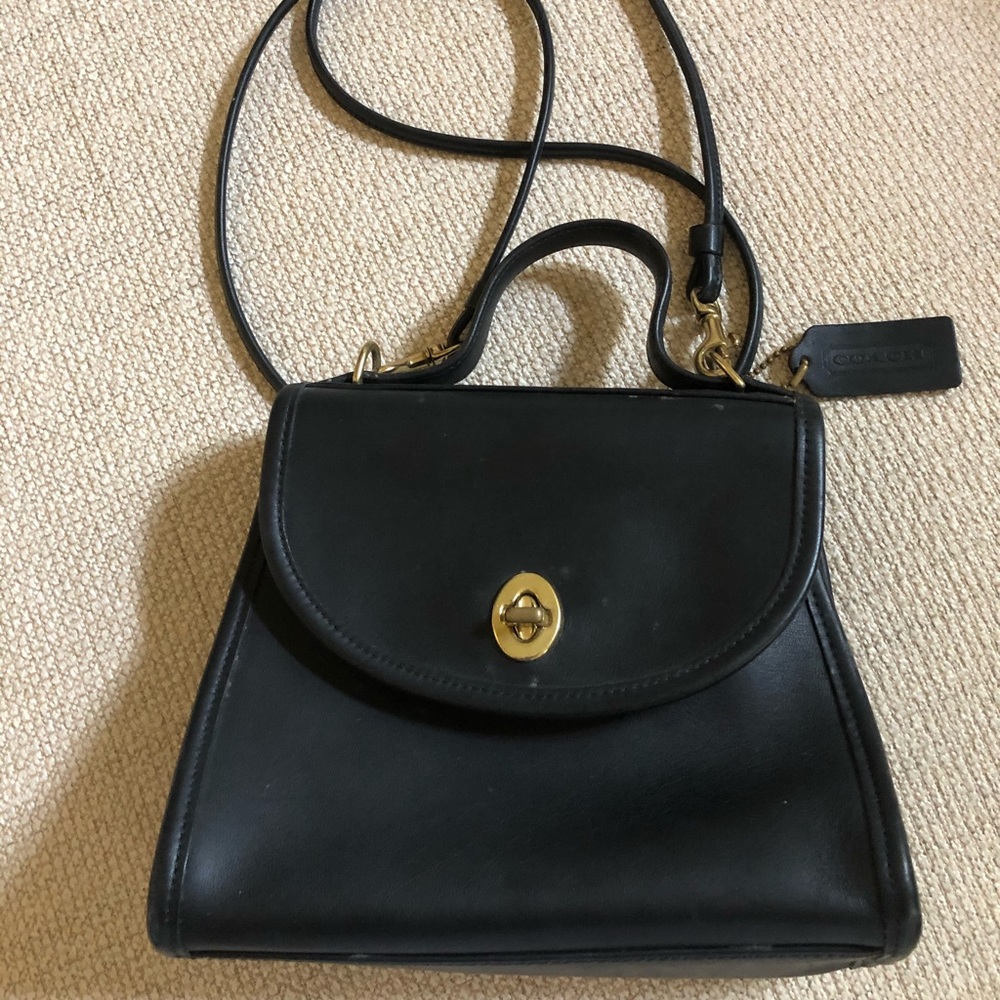 Black Vintage Coach Purse.
